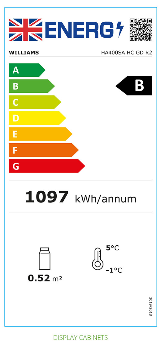 Williams Refrigeration - Display Cabinet Energy image